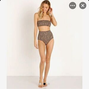 Mara Hoffman leopard Print Bikini Set